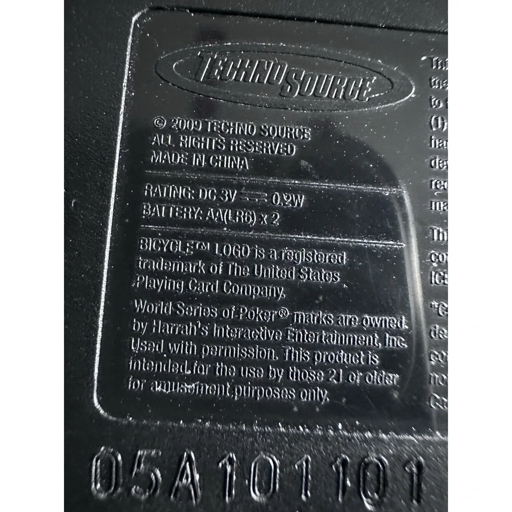 Bicycle Illuminated Black Jack‎  Deuces Wild Poker Lot Game Gambling Handheld